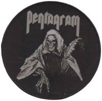 Pentagram - Patch Reaper (10 Cm) i gruppen MERCHANDISE / Tøypatch / Heavy Metal hos Bengans Skivbutik AB (5577350)