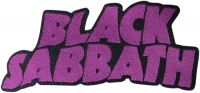 Black Sabbath - Logo Cut Out Patch (4,2 X 9,8 Cm) i gruppen MERCHANDISE / Tøypatch / Heavy Metal hos Bengans Skivbutik AB (5577354)
