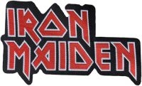 Iron Maiden - Logo Cut Out Patch (6,0 X 10,1 Cm) i gruppen MERCHANDISE / Tøypatch / Heavy Metal hos Bengans Skivbutik AB (5577355)