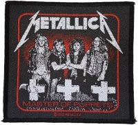 Metallica - Patch Master Of Puppets Band (9,4 X i gruppen MERCHANDISE / Tøypatch / Heavy Metal hos Bengans Skivbutik AB (5577367)