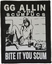 G.G. Allin - Patch & The Scumfucs (9,6 X 7,7 Cm) i gruppen MERCHANDISE / Tøypatch / Pop-Rock hos Bengans Skivbutik AB (5577373)
