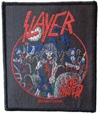Slayer - Patch Live Undead (10,2 X 8,7 Cm) i gruppen MERCHANDISE / Tøypatch / Heavy Metal hos Bengans Skivbutik AB (5577380)