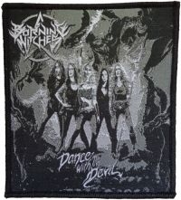 Burning Witches - Patch Dance With The Devils (10,8 X i gruppen MERCHANDISE / Tøypatch / Heavy Metal hos Bengans Skivbutik AB (5577382)