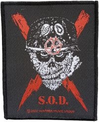 Stormtroopers Of Death (S.O.D.) - Patch Scrawled Lightning (9,9 X 7,9 i gruppen MERCHANDISE / Tøypatch / Heavy Metal hos Bengans Skivbutik AB (5577399)