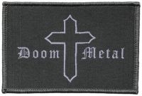 Doom Metal - Patch Doom Metal (6,8 X 10,1 Cm) i gruppen MERCHANDISE / Tøypatch / Heavy Metal hos Bengans Skivbutik AB (5577411)