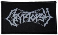 Cryptopsy - Patch White Logo (6,2 X 10 Cm) i gruppen MERCHANDISE / Tøypatch / Heavy Metal hos Bengans Skivbutik AB (5577435)