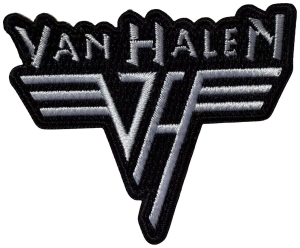 Van Halen - Patch Retro Logo (6,2 X 7,7 Cm) i gruppen MERCHANDISE / Tøypatch / Heavy Metal hos Bengans Skivbutik AB (5577442)