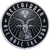 Hellripper - Patch Goatmaster White (9 Cm) i gruppen MERCHANDISE / Tøypatch / Heavy Metal hos Bengans Skivbutik AB (5577456)