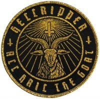 Hellripper - Patch Goatmaster Gold (9 Cm) i gruppen VI TIPSER / Fredagsutgivelser / 2025-01-31 hos Bengans Skivbutik AB (5577457)