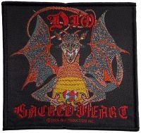 Dio - Patch Sacred Heart (9,5 X 10 Cm) i gruppen MERCHANDISE / Tøypatch / Heavy Metal hos Bengans Skivbutik AB (5577524)