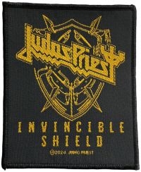 Judas Priest - Patch Invincible Shield (10 X 8,2 C i gruppen MERCHANDISE / Tøypatch / Heavy Metal hos Bengans Skivbutik AB (5577527)