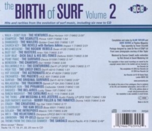 Various Artists - Birth Of Surf Vol 2 i gruppen CD / Pop-Rock hos Bengans Skivbutik AB (557753)