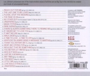 Johnson Lou - Incomparable Soul Vocalist i gruppen CD hos Bengans Skivbutik AB (557757)