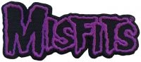 Misfits - Patch Purple Border Logo (4,4 X 10, i gruppen MERCHANDISE / Tøypatch / Pop-Rock hos Bengans Skivbutik AB (5577581)