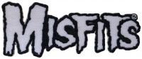 Misfits - Patch White Logo (4,1 X 10 Cm) i gruppen MERCHANDISE / Tøypatch / Pop-Rock hos Bengans Skivbutik AB (5577582)
