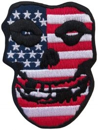 Misfits - Patch Usa Skull (8,8 X 6,5 Cm) i gruppen VI TIPSER / Fredagsutgivelser / 2025-01-31 hos Bengans Skivbutik AB (5577584)