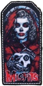 Misfits - Patch Lady Skull (10,4 X 5 Cm) i gruppen MERCHANDISE / Tøypatch / Pop-Rock hos Bengans Skivbutik AB (5577589)