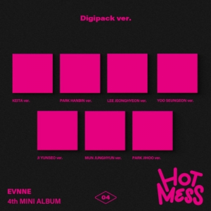 Evnne - Hot Mess (Digipack Ver.) (Random) i gruppen VI TIPSER / Fredagsutgivelser / 2025-02-21 hos Bengans Skivbutik AB (5578469)