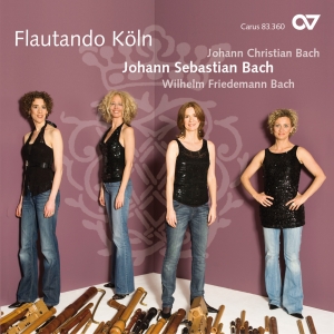 Flautando Köln - Bach - Music For Recorder Ensemble i gruppen CD hos Bengans Skivbutik AB (5579277)