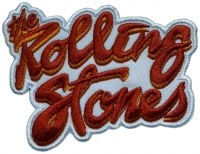 Rolling Stones - Patch Orange Logo (7 X 8,8 Cm) i gruppen MERCHANDISE / Tøypatch / Pop-Rock hos Bengans Skivbutik AB (5579355)