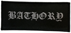 Bathory - Patch Logo (4,4 X 10,2 Cm) i gruppen MERCHANDISE / Tøypatch / Heavy Metal hos Bengans Skivbutik AB (5579359)