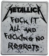 Metallica - Patch No Regrets (9,3 X 8 Cm) i gruppen VI TIPSER / Fredagsutgivelser / 2025-02-07 hos Bengans Skivbutik AB (5579363)