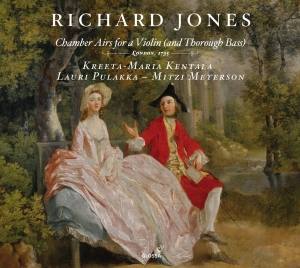 Jones Richard - Chamber Airs For A Violin (And Thor i gruppen CD / Klassisk hos Bengans Skivbutik AB (5579416)