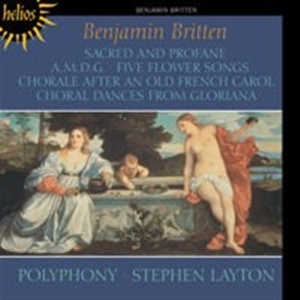 Britten - Sacred And Profane i gruppen CD hos Bengans Skivbutik AB (557945)