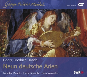 Händel - Nine German Arias Hwv 202-210/Three i gruppen CD / Klassisk hos Bengans Skivbutik AB (5579600)