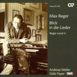 Reger - Lieder With Piano - Reger Vol. 5 i gruppen CD hos Bengans Skivbutik AB (5579620)
