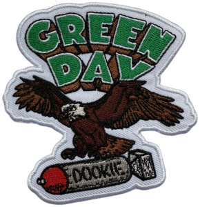 Green Day - Patch Dookie Eagle (9,1 X 8,8 Cm) i gruppen MERCHANDISE / Tøypatch / Pop-Rock hos Bengans Skivbutik AB (5579718)