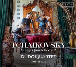Dudok Quartet Amsterdam - Tchaikovsky String Quartets Vol. 2: String Quartet No.3, Quartet Movement, Arr. From The Seasons i gruppen CD / Klassisk hos Bengans Skivbutik AB (5580072)