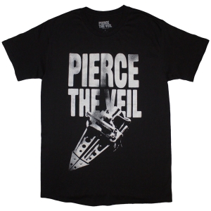 Pierce The Veil - Large Text Uni Bl T-Shirt  (XL) i gruppen MERCHANDISE / T-shirt / Pop-Rock hos Bengans Skivbutik AB (5581308)