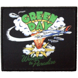 Green Day - Welcome To Paradise Printed Patch i gruppen MERCHANDISE / Merch / Punk hos Bengans Skivbutik AB (5581824)