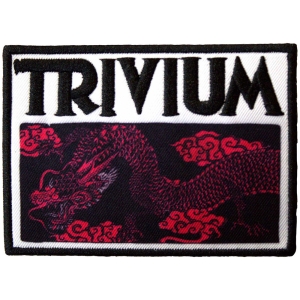 Trivium - Deadmen & Dragons Silhouette Printed Patch i gruppen MERCHANDISE / Merch / Metal hos Bengans Skivbutik AB (5581882)