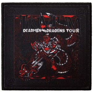 Trivium - Deadmen & Dragons Tour 23 Printed Patch i gruppen MERCHANDISE / Merch / Metal hos Bengans Skivbutik AB (5581883)