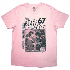 Beatles - 1967 Uni Pink T-Shirt i gruppen Annet / hos Bengans Skivbutik AB (5581961r)