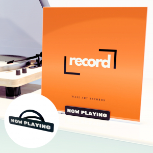 Accessories - Now Playing Plateholder i gruppen VinylTilbehør hos Bengans Skivbutik AB (5581970)