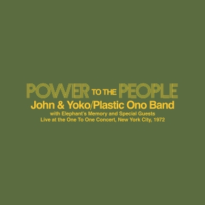 John & Yoko  The Plastic Ono Band  Elephant’S Memory - Power To The People – Live At The One To One Concert  New York City  1972 (Yellow Colour Vinyl)(Rsd2 i gruppen Korr_grupp /  hos Bengans Skivbutik AB (5582261)