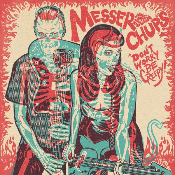 Messer Chups - Don't Worry, Be Creepy 7" (Colored) i gruppen VINYL / Pop-Rock hos Bengans Skivbutik AB (5583121)