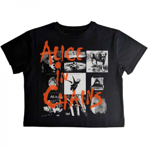 Alice In Chains - Albums Montage Lady Bl Crop Top i gruppen Annet / hos Bengans Skivbutik AB (5583527r)