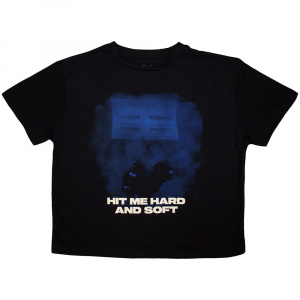 Billie Eilish - Hmhas Blue Lines Lady Bl Crop Top i gruppen MERCHANDISE / T-shirt / Pop-Rock hos Bengans Skivbutik AB (5583531r)