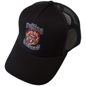 Rolling Stones - Tattoo You Bl Mesh-Back Cap i gruppen MERCHANDISE / Merch / Pop-Rock hos Bengans Skivbutik AB (5583717)