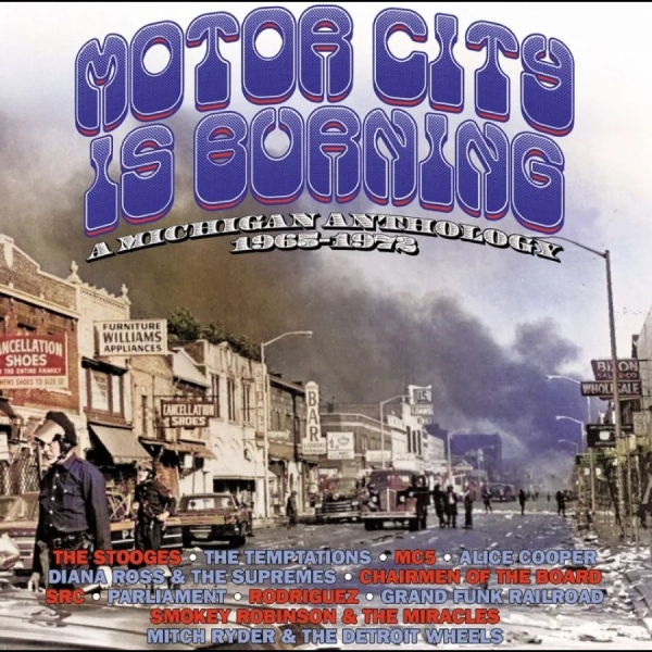 Various Artists - Motor City Is Burning: A Michigan A i gruppen CD / Toppselgere hos Bengans Skivbutik AB (5584624)