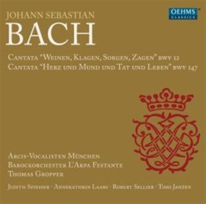 Bach - Cantatas Bwv 12 & 147 i gruppen CD hos Bengans Skivbutik AB (558605)