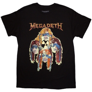 Megadeth - Nuclear Glowheads Uni Bl T-Shirt i gruppen MERCHANDISE / T-shirt / Metal hos Bengans Skivbutik AB (5586399r)