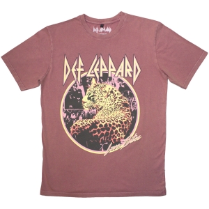 Def Leppard - Love Bites Stone Wash Uni Kashmir Red  (S) i gruppen MERCHANDISE / T-shirt / Heavy Metal hos Bengans Skivbutik AB (5586453)