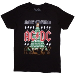 Ac/Dc - Merry Christmas Uni Bl T-Shirt  (M) i gruppen MERCHANDISE / T-shirt / Heavy Metal hos Bengans Skivbutik AB (5586886)