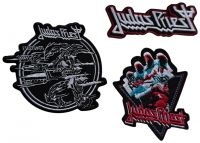 Judas Priest - Patch 3 Set (British Steel, Logo, F i gruppen VI TIPSER / Fredagsutgivelser / 2025-03-21 hos Bengans Skivbutik AB (5588097)