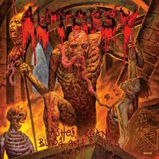 Autopsy - Split Seams/Vikt Hörn Ashes. Organs. Blood And Crypts (Blood Red Vinyl) i gruppen VINYL / Metal hos Bengans Skivbutik AB (5588398)